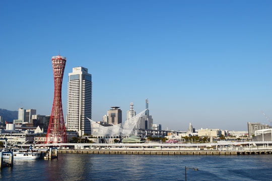 兵庫県神戸市にあるポートタワーの写真