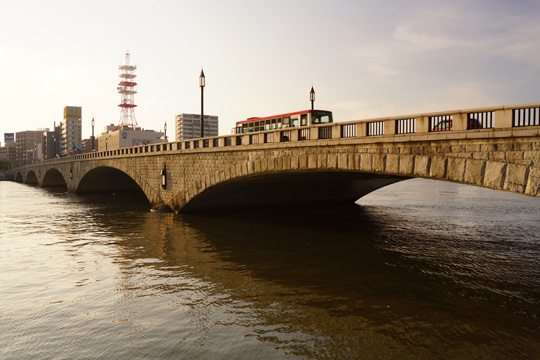 新潟県新潟市萬代橋の写真