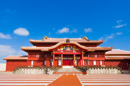沖縄県那覇市の首里城を撮影した写真